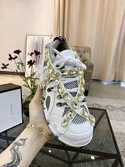 Gucci Flashtrek Sneakers With Removable Crystals White - 6