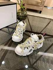 Gucci Flashtrek Sneakers With Removable Crystals White - 5