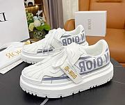 Dior-ID Sneaker White and French Blue Technical Fabric KCK309TNT_S93B - 1