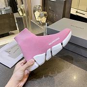 Balenciaga Speed 2.0 Sneakers White Pink 654045W2DI2 - 2