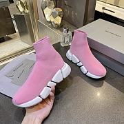 Balenciaga Speed 2.0 Sneakers White Pink 654045W2DI2 - 4