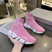 Balenciaga Speed 2.0 Sneakers White Pink 654045W2DI2 - 5