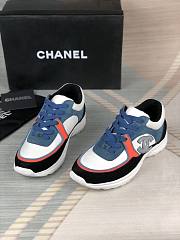 Chanel Low Top Trainer CC White Navy G34360 Y53536 C0227 - 4