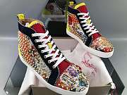 Christian Louboutin Lou Spikes Orlato Flat Yellow - 2