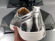 Christian Louboutin Louis Junior Strass Flat Silver - 3