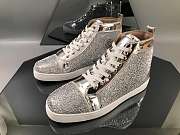 Christian Louboutin Louis Orlato Strass Flat High - 1