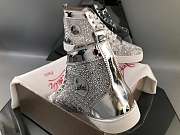 Christian Louboutin Louis Orlato Strass Flat High - 2