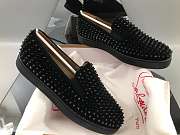 Christian Louboutin Roller-Boat Mens Flat Black - 4