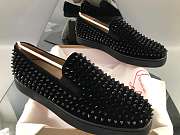 Christian Louboutin Roller-Boat Mens Flat Black - 3