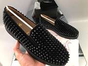 Christian Louboutin Roller-Boat Mens Flat Black - 2