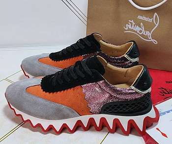 Christian Louboutin Loubishark Flat Orange Pink