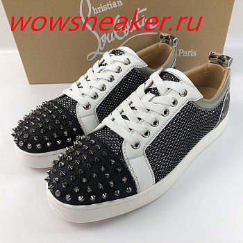 Christian Louboutin Louis Junior Spikes Orlato Flat Jean