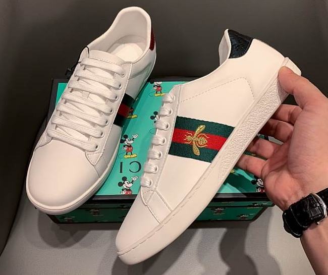 Gucci Ace Embroidered Sneaker Bee 429446 02JP0 9064 - 1