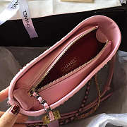 Modishbags Gabrielle Snakeskin small hobo bag Pink 20cm - 5