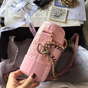 Modishbags Gabrielle Snakeskin small hobo bag Pink 20cm - 4