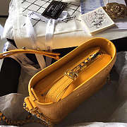 Modishbags Gabrielle Snakeskin small hobo bag Yellow 20cm  - 6