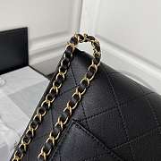 Small Hobo Bag Black AS2542 Size 19x23x7 Cm - 6