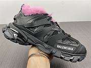 Balenciaga Track Fur Sneaker Black Pink 668555 W3CQ6 1050 - 3