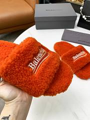 Balenciaga Furry Slide Orange - 2