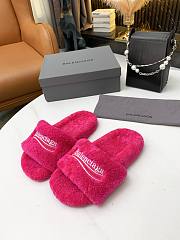 Balenciaga Furry Slide Pink - 2