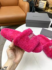 Balenciaga Furry Slide Pink - 3