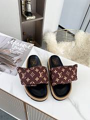 Louis Vuitton Pool Pillow Comfort  Mule Cacao Brown - 1