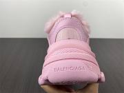 Balenciaga Triple S Sneaker Fur Pink 668542 W3CQ5 5000 - 5