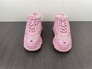 Balenciaga Triple S Sneaker Fur Pink 668542 W3CQ5 5000 - 2