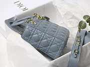 Dior Lady Blue M8013 Size 20 x 16.5 x 8 cm  - 6