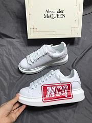 Alexander McQueen Oversized White MCQ Red - 4