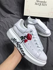 Alexander McQueen Oversized White Rose - 3