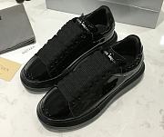 Alexander McQueen Oversized Black Patent - 1