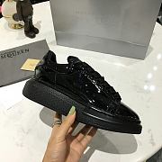 Alexander McQueen Oversized Black Patent - 3