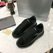 Alexander McQueen Oversized Black Patent - 5