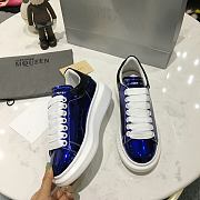 Alexander McQueen Oversized Blue Patent - 3