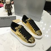 Alexander McQueen Oversized Gold Patent - 2