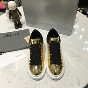 Alexander McQueen Oversized Gold Patent - 6