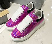 Alexander McQueen Oversized Purple Rainbow Patent - 1