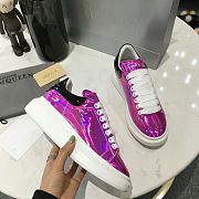 Alexander McQueen Oversized Purple Rainbow Patent - 2