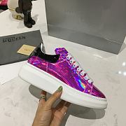 Alexander McQueen Oversized Purple Rainbow Patent - 3