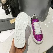 Alexander McQueen Oversized Purple Rainbow Patent - 4