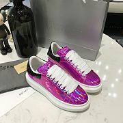 Alexander McQueen Oversized Purple Rainbow Patent - 6