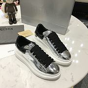 Alexander McQueen Oversized Silver Patent - 6