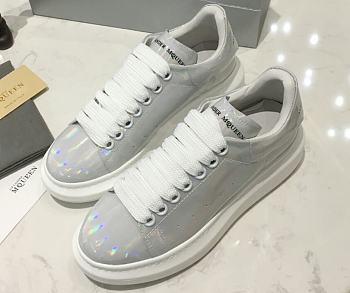 Alexander McQueen Oversized White Patent