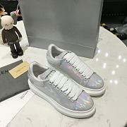 Alexander McQueen Oversized White Patent - 5