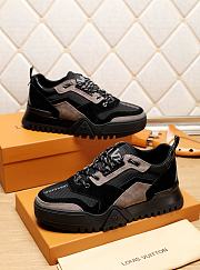 Louis Vuitton LV Trainer Sneaker Black Brown - 4