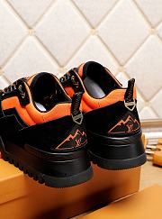 Louis Vuitton LV Trainer Sneaker Black Orange - 2