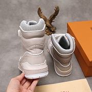 Louis Vuitton LV Trainer Sneaker Boot High Beige - 3