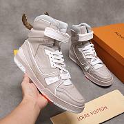 Louis Vuitton LV Trainer Sneaker Boot High Beige - 5