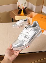 Louis Vuitton LV Trainer Sneaker Silver - 2